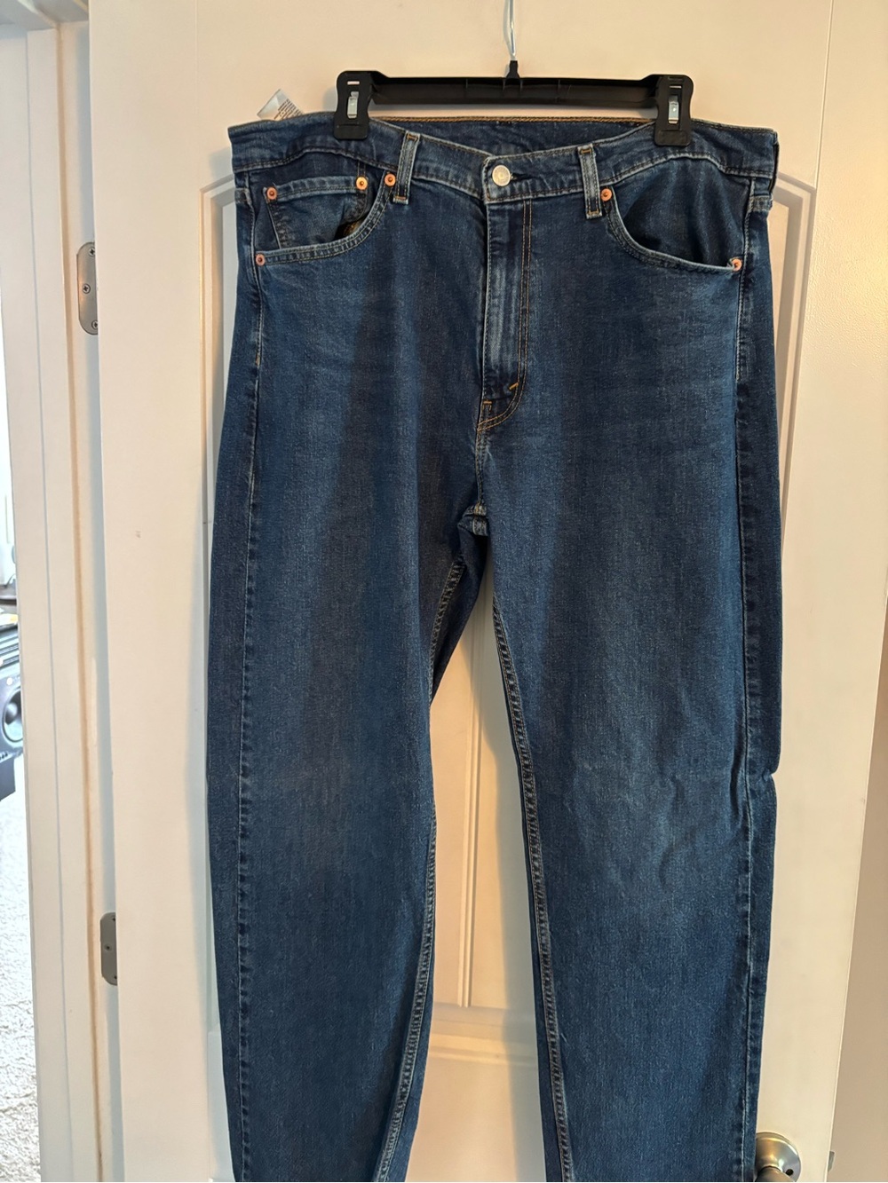 Levi's Dark Blue Straight Leg Jeans